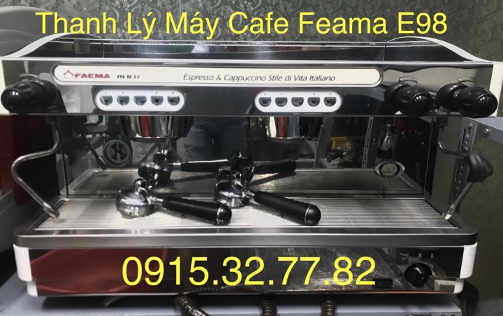 Thanh Lý Máy pha Cafe Chuyên Nghiệp Feama E98 2 group