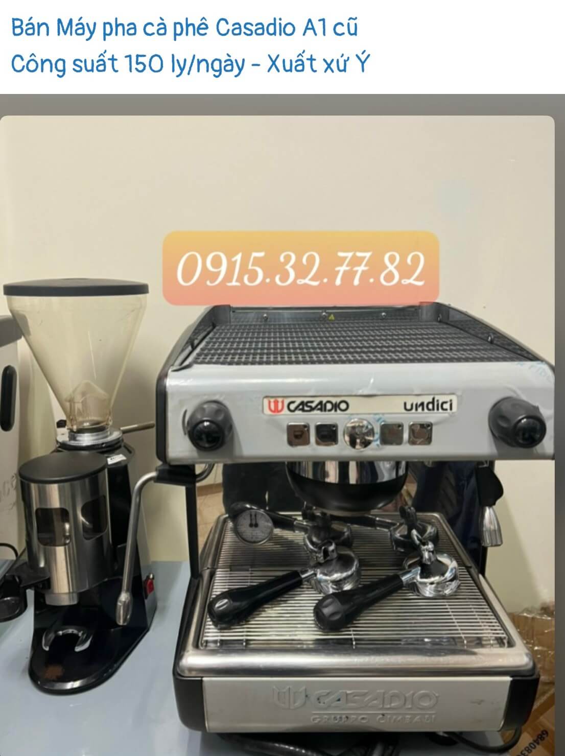 Máy pha cà phê, máy pha cà phê cũ